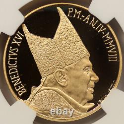 2008-R Vatican Gold 50 Euro The Pieta NGC PF69UCAM