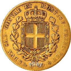 #218316 Coin, ITALIAN STATES, SARDINIA, Carlo Alberto, 20 Lire, 1835, Genoa, V