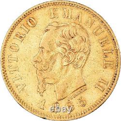 #222443 Coin, Italy, Vittorio Emanuele II, 10 Lire, 1865, Torino, EF, G
