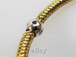 22 Ctw Roberto Coin Primavera Diamond & 18k Yellow Gold Woven Stretch Bracelet