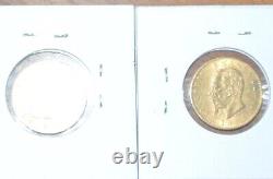 2-1865 1-1873 Italian GOLD 20-LIRE Coin. 1867AGW XF/AU