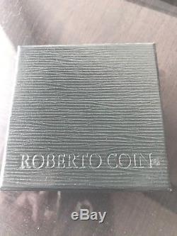 $2,895 Retail Roberto Coin 18k White Gold Station Earrings 3 / 3 Diamond Drop