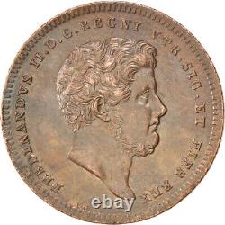 #32459 Coin, ITALIAN STATES, NAPLES, Ferdinando II, 2 Tornesi, 1839, AU, Cop
