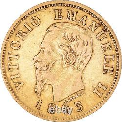 #374225 Coin, Italy, Vittorio Emanuele II, 10 Lire, 1863, Torino, EF, G