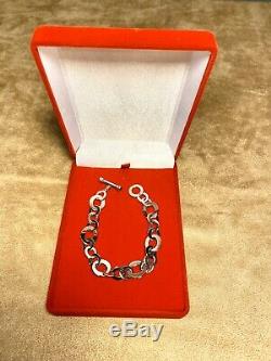 $ 3750 Beautiful Roberto Coin 18K Chic Shine Link Bracelet