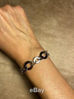 $ 3750 Beautiful Roberto Coin 18K Chic Shine Link Bracelet