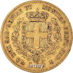 #436 Coin, ITALIAN STATES, SARDINIA, Vittorio Emanuele II, 20 Lire, 1860, Geno