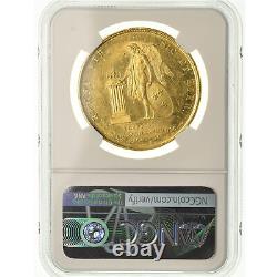 #489262 Coin, ITALIAN STATES, NAPLES, Ferdinando II, 30 Ducati, 1852, NGC, MS6