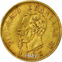 #516309 Coin, Italy, Vittorio Emanuele II, 10 Lire, 1863, Torino, VF(30-35)