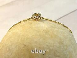 $650 Roberto Coin Tiny Treasures Letter O Initial Necklace, Diamond and 18K YG