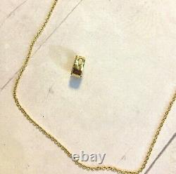 $650 Roberto Coin Tiny Treasures Letter O Initial Necklace, Diamond and 18K YG