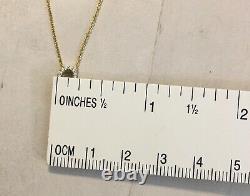 $650 Roberto Coin Tiny Treasures Letter O Initial Necklace, Diamond and 18K YG