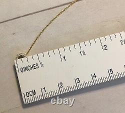 $650 Roberto Coin Tiny Treasures Letter O Initial Necklace, Diamond and 18K YG