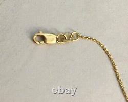 $650 Roberto Coin Tiny Treasures Letter O Initial Necklace, Diamond and 18K YG