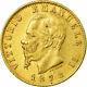 #657120 Coin, Italy, Vittorio Emanuele II, 20 Lire, 1878, Rome, AU, Gol