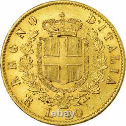 #657120 Coin, Italy, Vittorio Emanuele II, 20 Lire, 1878, Rome, AU, Gol