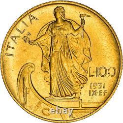 #842068 Coin, Italy, Vittorio Emanuele III, 100 Lire, 1931, Rome, MS, G