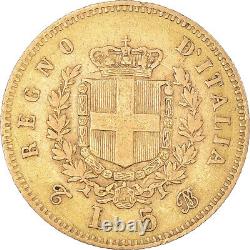 #848018 Coin, Italy, Vittorio Emanuele II, 5 Lire, 1863, Torino, EF, Go