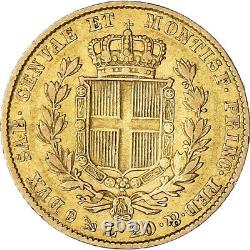 #849792 Coin, ITALIAN STATES, SARDINIA, Carlo Alberto, 20 Lire, 1841, Genoa, V