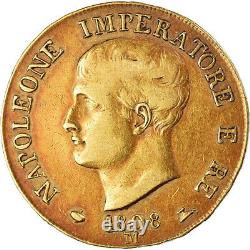 #868521 Coin, ITALIAN STATES, KINGDOM OF NAPOLEON, Napoleon I, 40 Lire, 1808