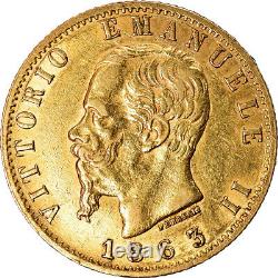 #873723 Coin, Italy, Vittorio Emanuele II, 20 Lire, 1863, Torino, AU, G