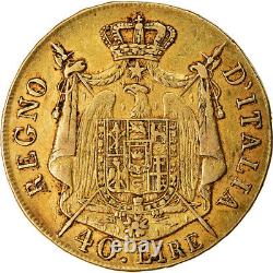 #874504 Coin, ITALIAN STATES, KINGDOM OF NAPOLEON, Napoleon I, 40 Lire, 1808