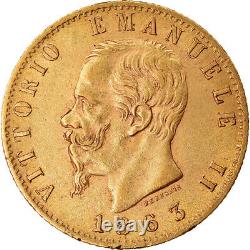 #874520 Coin, Italy, Vittorio Emanuele II, 20 Lire, 1863, Torino, AU(50-53)