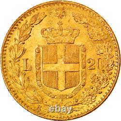 #877035 Coin, Italy, Umberto I, 20 Lire, 1881, Rome, MS(60-62), Gold, KM21