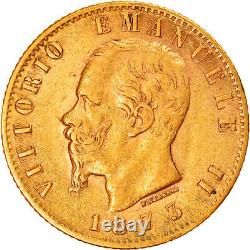 #877573 Coin, Italy, Vittorio Emanuele II, 20 Lire, 1873, Milan, EF(40-45)