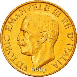 #878896 Coin, Italy, Vittorio Emanuele III, 100 Lire, 1923, Rome, Gold, KM65