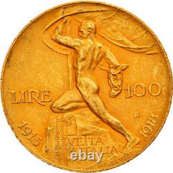 #878902 Coin, Italy, Vittorio Emanuele III, 100 Lire, 1925, Rome, Gold, KM66