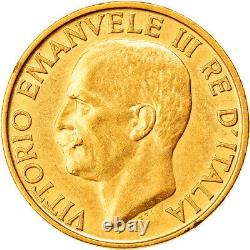 #878917 Coin, Italy, Vittorio Emanuele III, 20 Lire, 1923, Rome, AU, Go