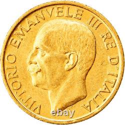 #878920 Coin, Italy, Vittorio Emanuele III, 20 Lire, 1923, Rome, MS, Go