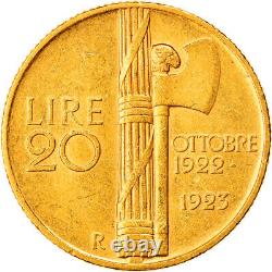 #878922 Coin, Italy, Vittorio Emanuele III, 20 Lire, 1923, Rome, AU, Gold