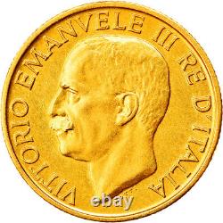 #878923 Coin, Italy, Vittorio Emanuele III, 20 Lire, 1923, Rome, MS, Go
