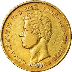 #881472 Coin, ITALIAN STATES, SARDINIA, Carlo Alberto, 20 Lire, 1849, Genoa, E