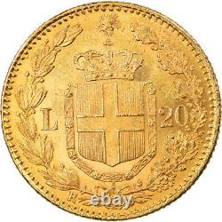 #883565 Coin, Italy, Umberto I, 20 Lire, 1882, Rome, MS(60-62), Gold, KM21