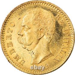 #883569 Coin, Italy, Umberto I, 20 Lire, 1882, Rome, MS(60-62), Gold, KM21