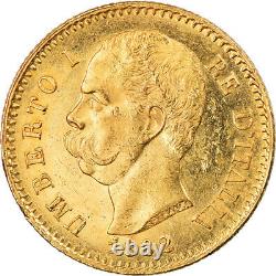 #883572 Coin, Italy, Umberto I, 20 Lire, 1882, Rome, MS(60-62), Gold, KM21