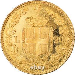 #883575 Coin, Italy, Umberto I, 20 Lire, 1882, Rome, MS(60-62), Gold, KM21