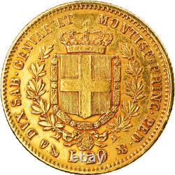 #884490 Coin, ITALIAN STATES, SARDINIA, Vittorio Emanuele II, 20 Lire, 1858, G
