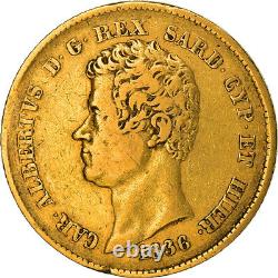 #887394 Coin, ITALIAN STATES, SARDINIA, Carlo Alberto, 20 Lire, 1836, Genoa, V