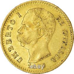 #899680 Coin, Italy, Umberto I, 20 Lire, 1879, Rome, AU, Gold, KM21