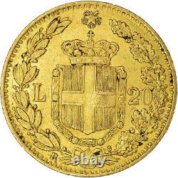 #899680 Coin, Italy, Umberto I, 20 Lire, 1879, Rome, AU, Gold, KM21