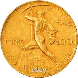 #906883 Coin, Italy, Vittorio Emanuele III, 100 Lire, 1925, Rome, Gold, KM66