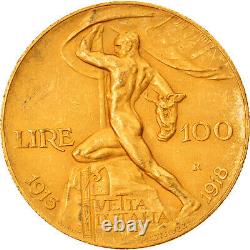 #906885 Coin, Italy, Vittorio Emanuele III, 100 Lire, 1925, Rome, Gold, KM66