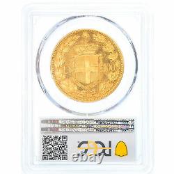 #908020 Coin, Italy, Umberto I, 100 Lire, 1882, Rome, PCGS, MS62, MS(60-62), G
