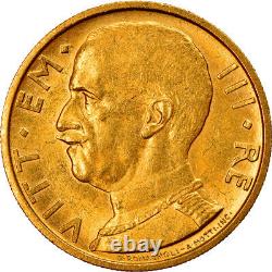 #908281 Coin, Italy, Vittorio Emanuele III, 50 Lire, 1932, Rome, MS, Go