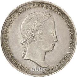 #90916 Coin, Italy, 1 Lira, 1838, AU, Sil, ver