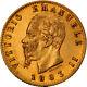 #970277 Coin, Italy, Vittorio Emanuele II, 20 Lire, 1863, Torino, AU(50-53)